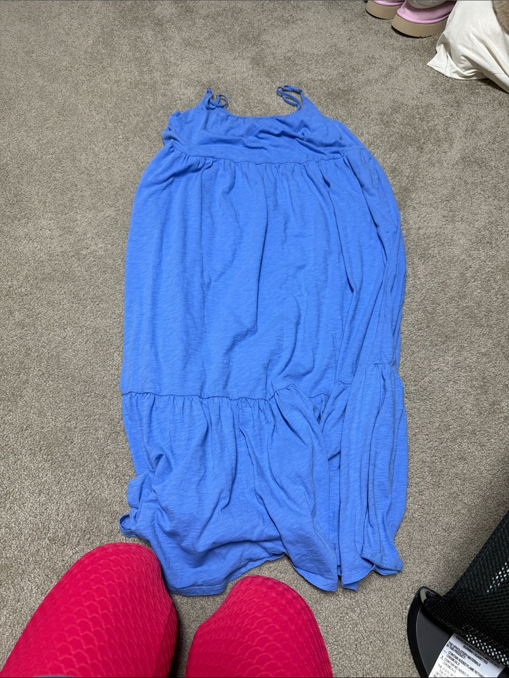 Z Supply Blue Sleeveless Maxi Dress